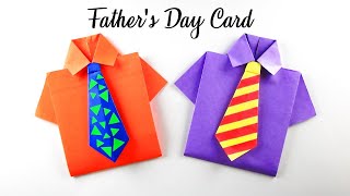 DIY Fathers Day Greeting Card Ideas  Handmade Fathers Day Cards  Origami Card For Fathers Day [upl. by Chong40]