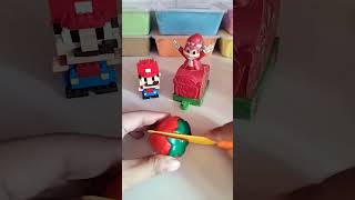 🌈🌈Mario Cutting Strawberry 🍓 for Jollibee mariobros shorts shortsfeed bricks [upl. by Eitten676]