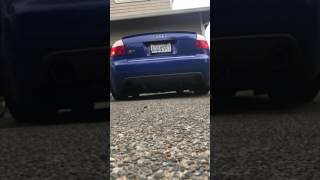 Audi s4 b6 catless full straight pipe exhaust [upl. by Calvin541]