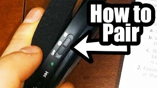 How to Pair Logitech H800 Bluetooth Headset [upl. by Anahsahs]