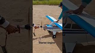 Starter engine pesawat RC [upl. by Ayomat]