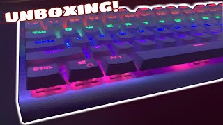 EElement Z77 Unboxing And Typing Test [upl. by Sevein]