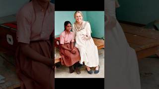 Warm welcome of Bettina maam from Germany in my NGO 🥰♥️✌️welcome beautiful minivlog [upl. by Susejedesoj]