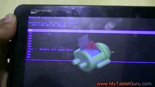 Micromax Funbook Tablet P255 hard resetfactory wipe method [upl. by Noah348]