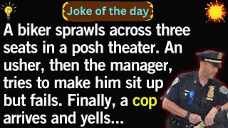 New jokes Unbelievable Cinema Story Man Takes Over Three Seats  Old man Jokes [upl. by Ssac336]