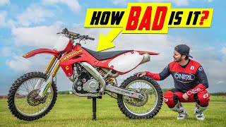 Riding the WORST Motocross Bike Of All Time [upl. by Colene]