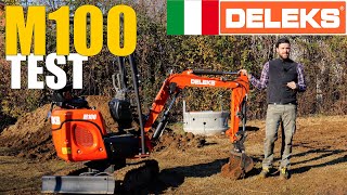 Miniescavatore compatto DELEKS® M100 La RECENSIONE di MattTheFarmerOfficial [upl. by Vola]