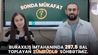 Buraxılış imtahanında 2975 bal toplayan Zümrüdlə söhbətimiz azerbaycandili natiqvahidov [upl. by Boehike]