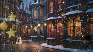 Diagon Alley Christmas music Ambience [upl. by Hansen833]