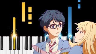 Shigatsu wa Kimi no Uso ED  Kirameki  Piano Tutorial  キラメキ  四月は君の嘘  Your Lie in April [upl. by Hoeg]