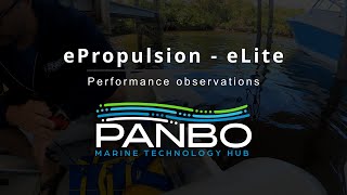 Panbo presents ePropulsion eLite demonstration ride [upl. by Rehpotisrhc]