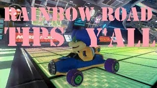 Rainbow Road Shortcuts Tips and Tricks in Mario Kart 8 Mk8 Secret Path Walkthrough [upl. by Yanahc]