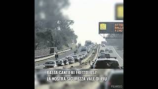 A 14 BASTA CANTIERI BASTA PEDAGGIO LA NOSTRA SICUREZZA VALE DI PIÙ [upl. by Notpmah]