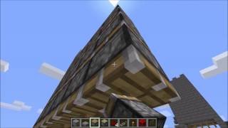 Portcullis gate castle gate 5x5  Minecraft up to 118 Redstone tutorial [upl. by Shelman]