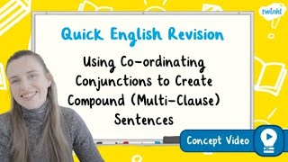 How Do You Use Coordinating Conjunctions to Create Sentences  KS2 English Concept for Kids [upl. by Bigg997]