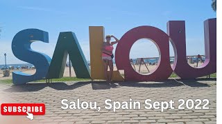 Pierre amp Vacances Hotel Salou Spain On The Beach holiday Sept 2022 Beautiful central park [upl. by Akinna]