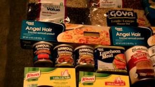 SHTF Food Preps For The Common Man or Financially Challenged  A Little Money Goes A Long Way [upl. by Whitney]