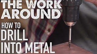 The Work Around How to Drill Into Metal  HGTV [upl. by Ahsatak]