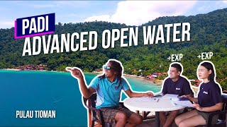 Pulau Tioman Diving Experience  taking the PADI Advanced Open Water Course in Tioman Island [upl. by Sylram]