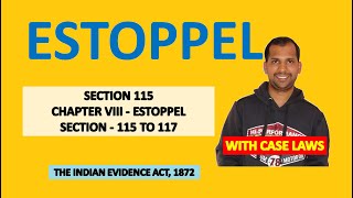 Estoppel  Section 115 of Indian Evidence Act  Law of Evidence [upl. by Mannos398]