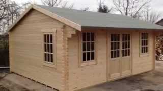 44mm Log Cabin For Sale Manufactured in the Uk  Beats all the competition [upl. by Bacon]