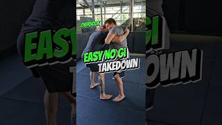 Simple overhook takedown for BJJ [upl. by Naanac]