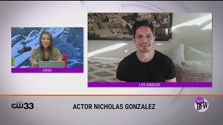 WATCH Chatting with Texas actor Nicholas Gonzalez from Narcos The Good Doctor [upl. by Naired]