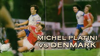 Michel Platini vs Denmark  Better than Michael Laudrup [upl. by Franciskus]