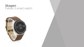 Skagen Falster 2 Smartwatch  Brown amp Silver  Product Overview  Currys PC World [upl. by Averell967]