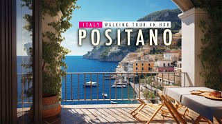 Walking tour 4K60 HDR  Positano Amalfi coast  Italy HDR [upl. by Nolla]