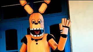 How to make Spring bonnie cardboard suit  Spring bonnie cosplay [upl. by Niatirb]