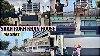 SHAH RUKH KHAN  HOUSE MANNAT  BANDRA WEST [upl. by Hyland]