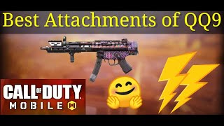 Best attachments of QQ9  COD Mobile QQ9 best attachments [upl. by Enilesor869]