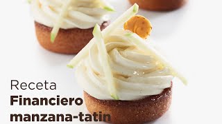 Valrhona  Receta Financiero manzana tatin [upl. by Ziguard]