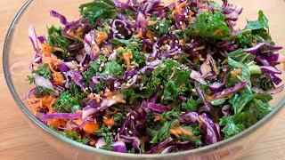 ⭐ Cómo hacer ENSALADA DE LOMBARDA kale y zanahoria COL MORADA ⭐ [upl. by Ojadnama]