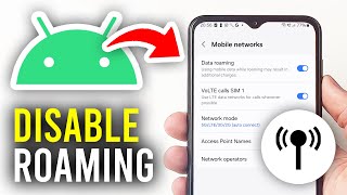 How To Disable Data Roaming On Android  Full Guide [upl. by Magnus]