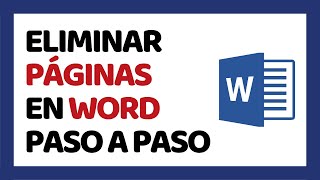 Cómo Eliminar Páginas en Word 2007 2010 y 2013 [upl. by Leciram]