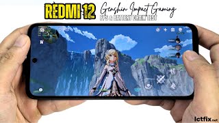 Xiaomi Redmi 12 Genshin Impact Gaming test  Helio G88 8GB RAM [upl. by Toiboid448]