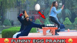 Funny Egg Prank On Girls  BY AJ AHSAN [upl. by Simsar]