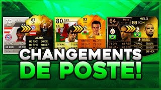 FUT 16  LES MEILLEURS CHANGEMENTS DE POSTE [upl. by Aicxela]