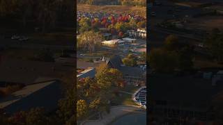 The West End Is The Best End 💯🍂🍁 TheHamptonsOfTheMidWest DroneShot LeafPeeping FallVibes [upl. by Dyche]