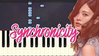 🎹Nogizaka46  Synchronicity Piano Tutorial Synthesia❤️♫ [upl. by Ecille]