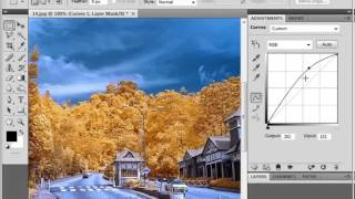 How to make independent adjustments for color and black amp white infrared images [upl. by Sitoeht]