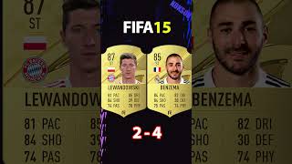 LEWANDOWSKI VS BENZEMA FIFA COMPARISON [upl. by Notelrahc]