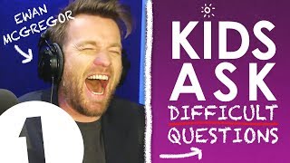 quotWhat will happen after you diequot Kids Ask Ewan McGregor Difficult Questions [upl. by Nilre422]