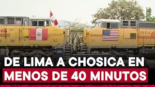 Empresa Caltrain y el gobierno de Estados Unidos dona 100 trenes a la Municipalidad de Lima [upl. by Gniy]