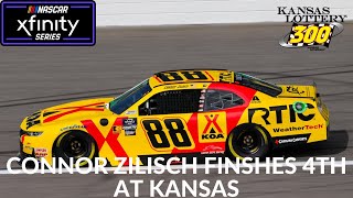 Connor Zilisch Finishes 4th At Kansas [upl. by Loferski]