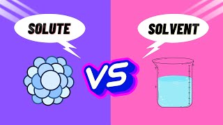 Solute vs Solvent The ULTIMATE Guide to Understanding the Difference  MsChemic [upl. by Aretse432]