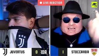 JUVENTUSSTOCCARDA 01 LIVE REACTION  TIFOSI JUVENTINI vs GUFI  TIFOSIAMO [upl. by Anailil]