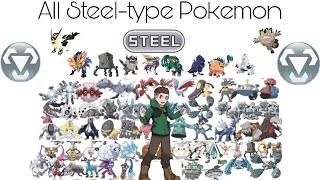 All steeltype Pokemon from gen1 to gen8 [upl. by Arhez]